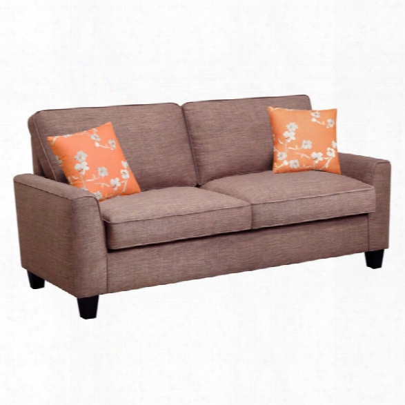 Serta At Home Astoria 78 Deep Seating Sofa In Tan