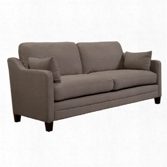 Serta At Home Carmina Chenille Sofa In Ash