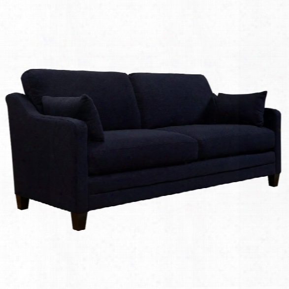 Serta At Home Carmina Chenille Sofa In Navy