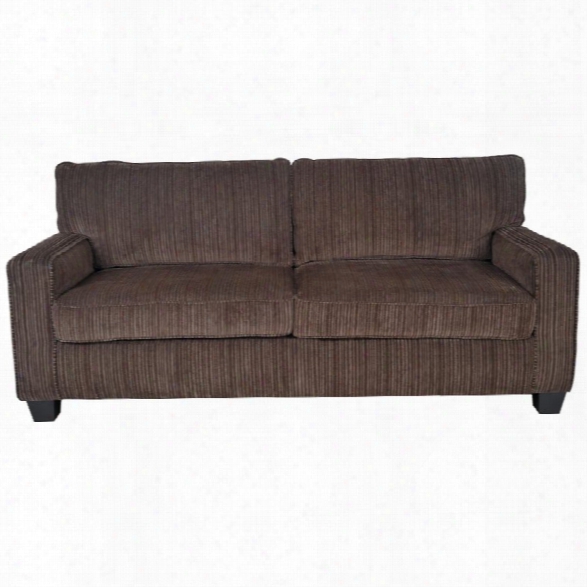 Serta At Home Palisades 77 Deep Seating Sofa In Brown