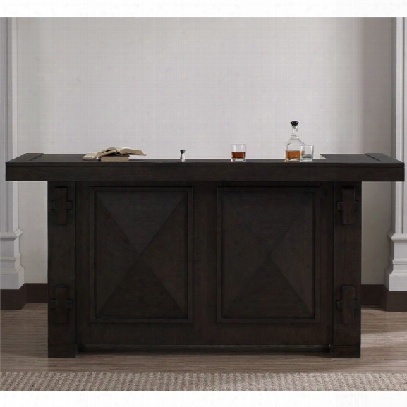 American Heritage Homestead Home Bar In Chocolate