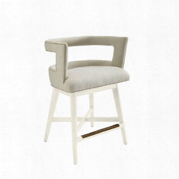 Coastal Living Oasis-crestwood Counter Stool In Saltbox White