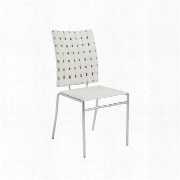 Eurostyle Carina Dining Chair In White (set Of 4)