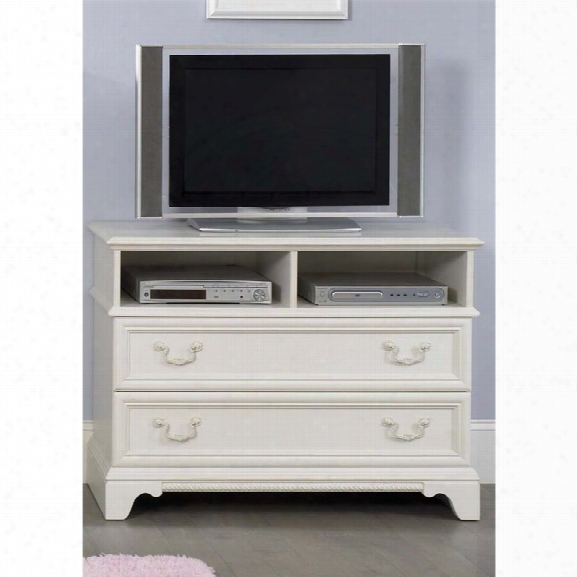 Liberty Furniture Arielle 2 Drawer Media Chest In Antique White