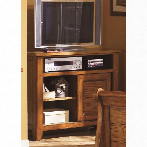 Liberty Furniture Grandpa's Cabin Media Chest In Aged Oak