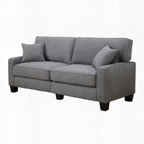 Serta Rta Palisades Collection 78 Sofa In Glacial Gray