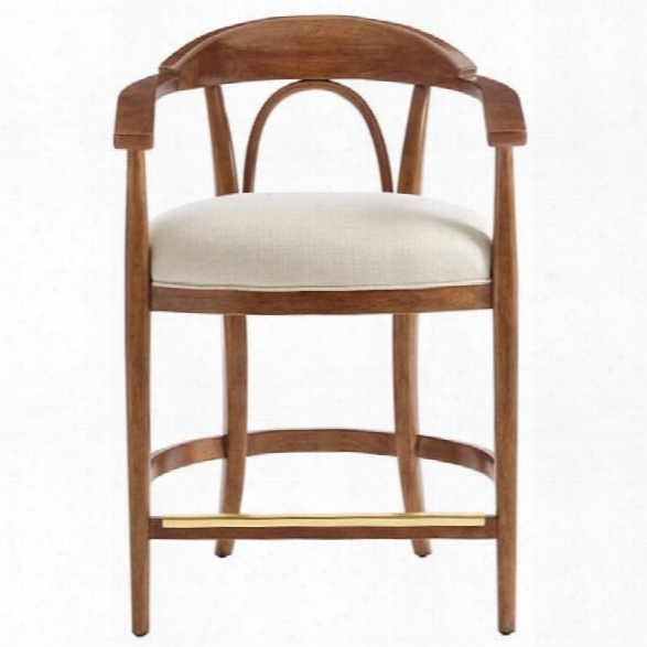 Stanley Furniture Panavista Studio Counter Stool In Goldenrod