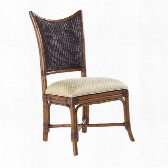 Tommy Bahama Close Island Estate Mangrove Fabric Dining Chair In Plantation