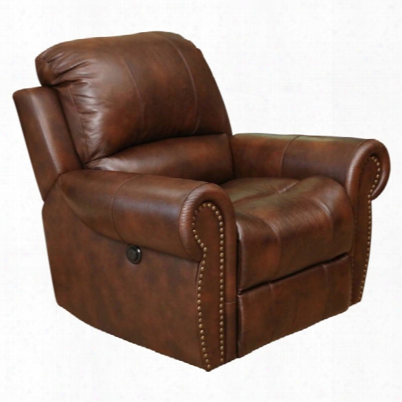 Abbyson Living Deermont Power Recliner In Brown