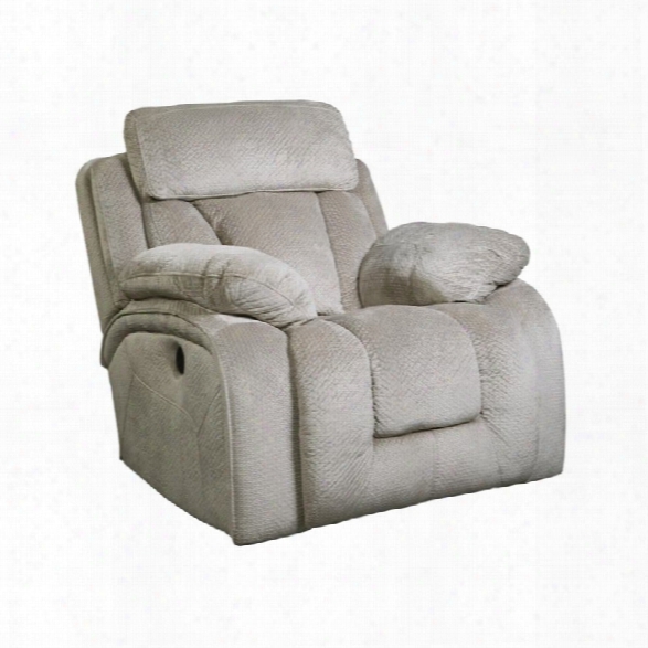 Ashley Stricklin Power Rocker Recliner In Pebble