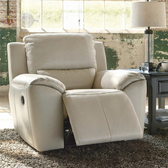 Ashley Valeton Zero Wall Recliner In Cream