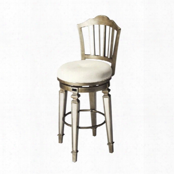 Butler Specialty Masterpiece Round 30 Bar Stool In Mirror