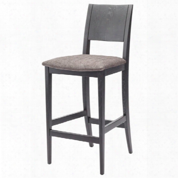 Nuevo Eska 25.75 Counter Stool In Oxidized Gray