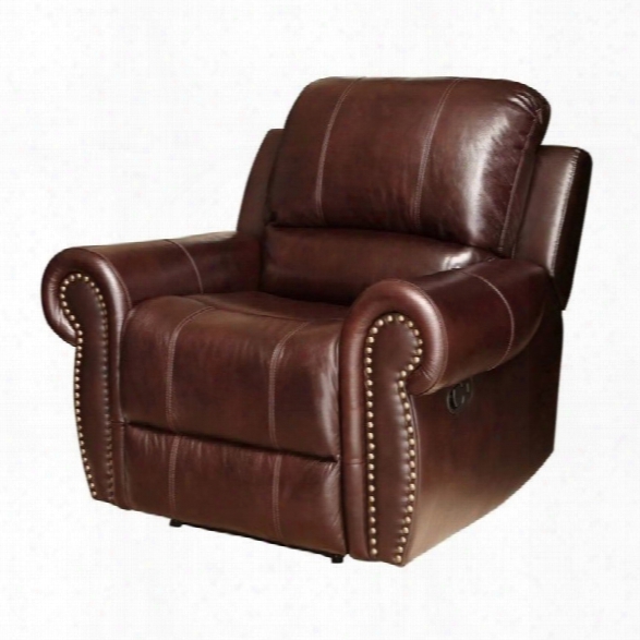 Abbyson Living Hogan Leather Recliner