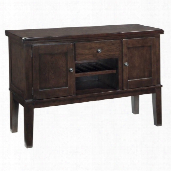 Ashley Haddigan Buffet Table In Dark Brown