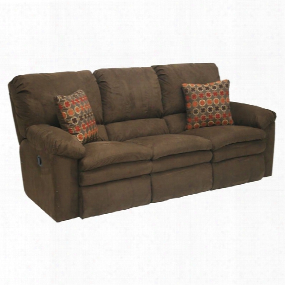 Catnapper Impulse Reclining Fabric Sofa In Godiva