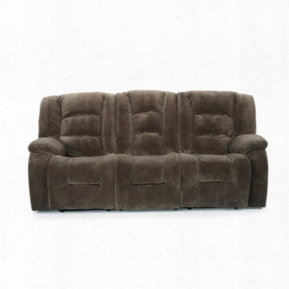 Coaster Charlie Reclining Sofa In Brown Sage Velvet