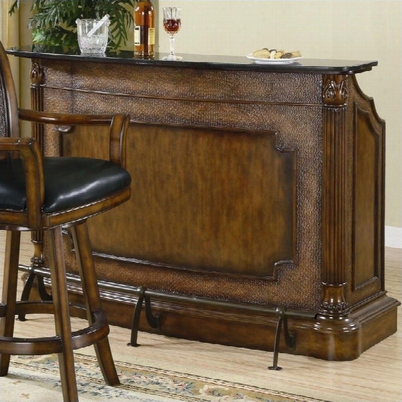 Coaster Clarendon Home Bar Unit In Brown