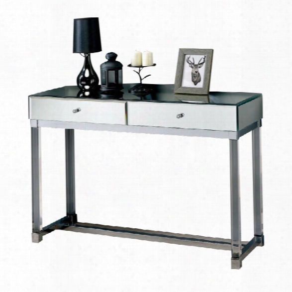 Furniture Of America Ashton Contemporary Console Table In Chrome