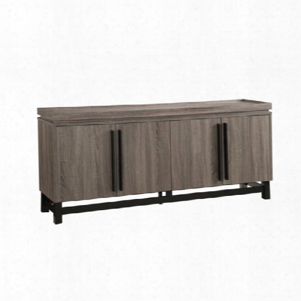 Furniture Of America Dalton Buffet Table In Ddark Gray