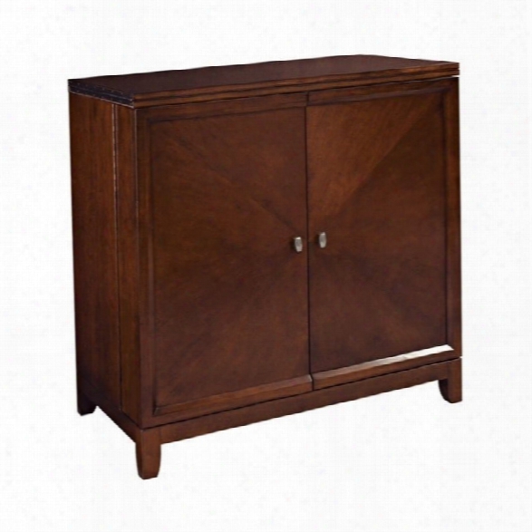 Hammary Tribecca Flip Top Home Bar In Root Beer