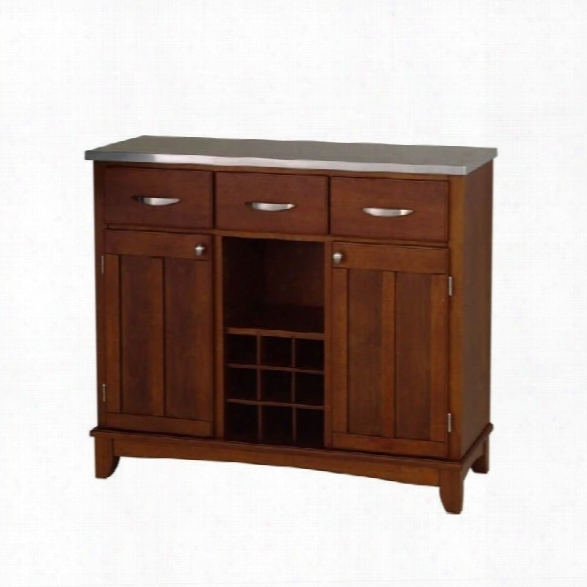 Home Styles Furniture Large Base And Buffet In Cherry