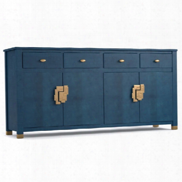 Hooker Furniture Cynthia Rowley Curiosity Sideboard In Blue