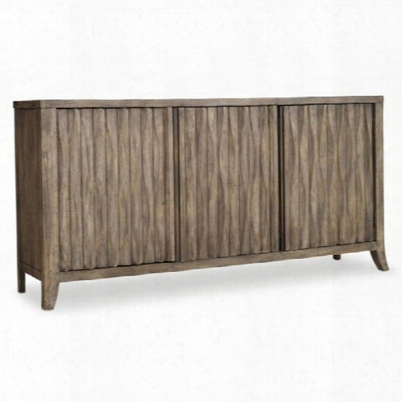 Hooker Furniture Melange 3-door Kashton Credenza In Organic And Natyrak Tibe