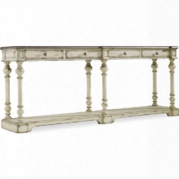 Hooker Furniture Sanctuary Hall Console Table In Chalky White