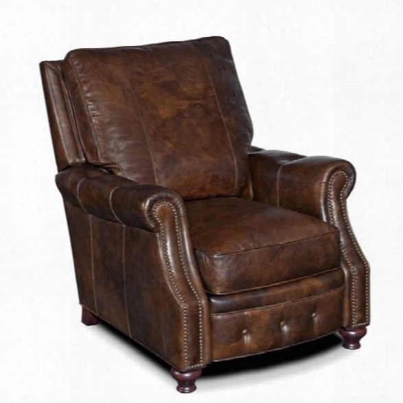 Hooker Furniture Seven Seas Leather Recliner Chair In Old Saddle Cocoa