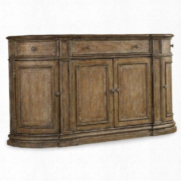 Hooker Furniture Solana 3-drawer 4-door Buffet In Light Oak