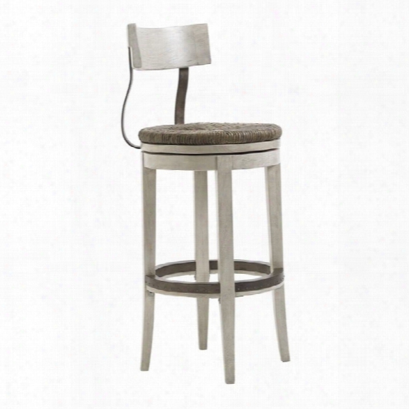 Lexington Oyster Bay Merrick 30 Swivel Bar Stool In Oyster