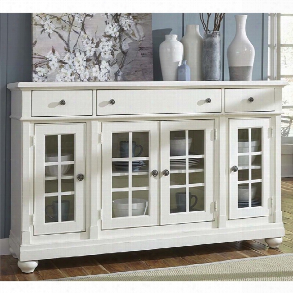 Liberty Furniture Harbor View Ii Buffet In Linen