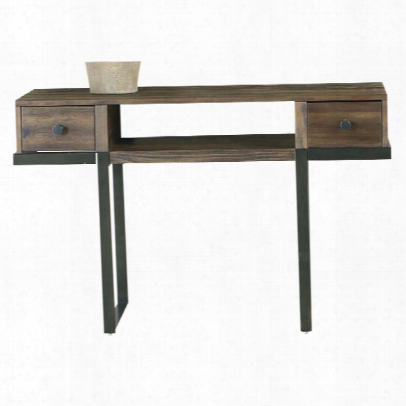Liberty Furniture Paxton Console Table In Wire Brushed Bronze