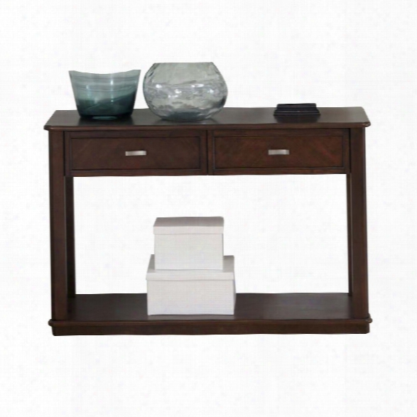 Liberty Furniture Wallace Console Table In Dark Toffee