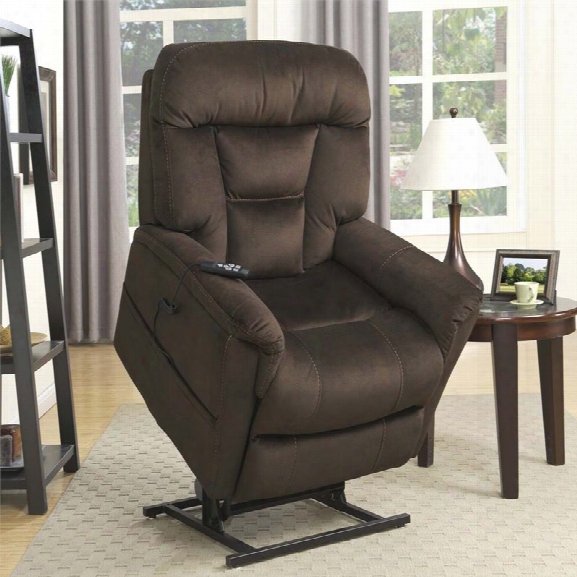 Pri Serengeti Dual Motor Lift Seat Of Justice In Dark Brown