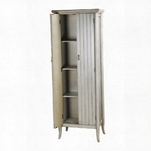 Pulaski Accents Wine Cabinet In Distressed Grey