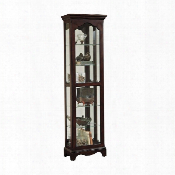 Pulaski Side Entry Curio Cabinet In Wood