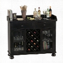 Howard Miller Cabernet Hills Wine and Spirit Home Bar in Distressed Black