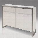 Mobital Moda Buffet Table in High Gloss White