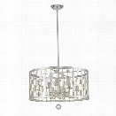 Z-Lite Almet 6 Light Pendant in Brushed Nickel