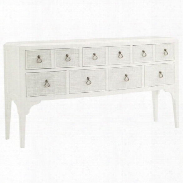 Tommy Bahama Home Ivory Key Spanish Point Sideboard In White