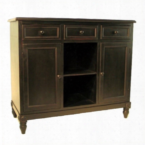 Wayborn Brookfield Sideboard In Antique Black