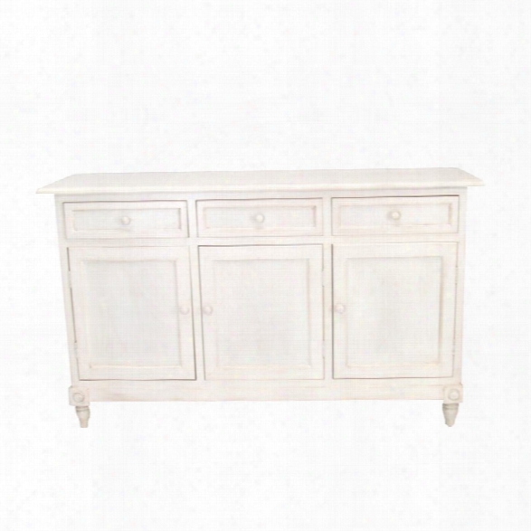 Wayborn Brookfield Sideboard In Whitewash