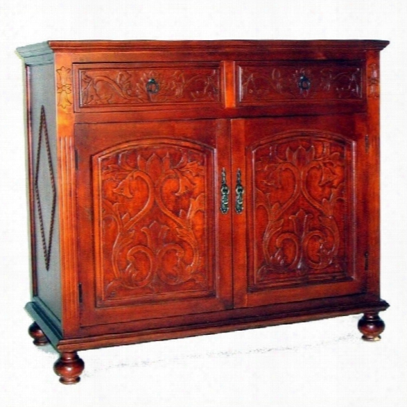 Wayborn Roman Cabinet In Honey Brown