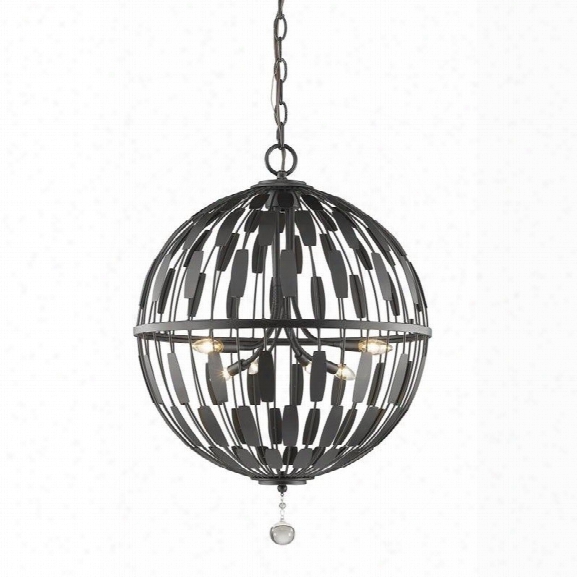 Z-lite Almet 6 Light Pendant In Bronze