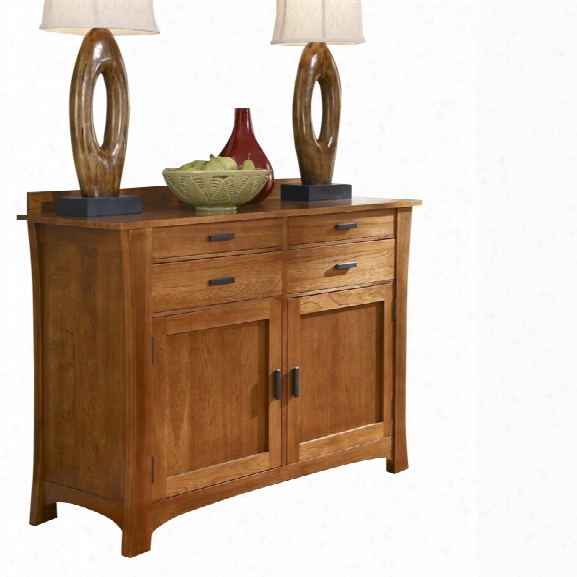 A-america Cattail Bungalow Sideboard In Warm Amber