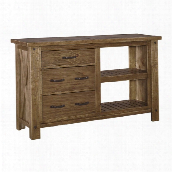 Ashley Tamilo Sideboard In Gray And Brown