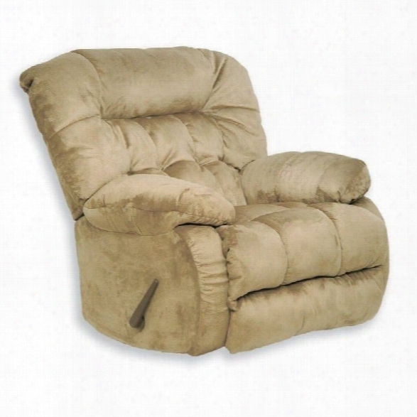 Catnapper Teddy Bear Oversized Chaise Swivel Recliner In Hazelnut