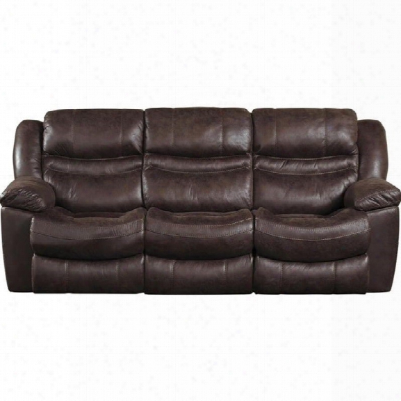 Catnapper Valiant Power Reclining Sofa With Drop Down Table In Coffee